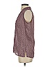 Etcetera 100% Polyester Burgundy Sleeveless Blouse Size 2 - photo 5