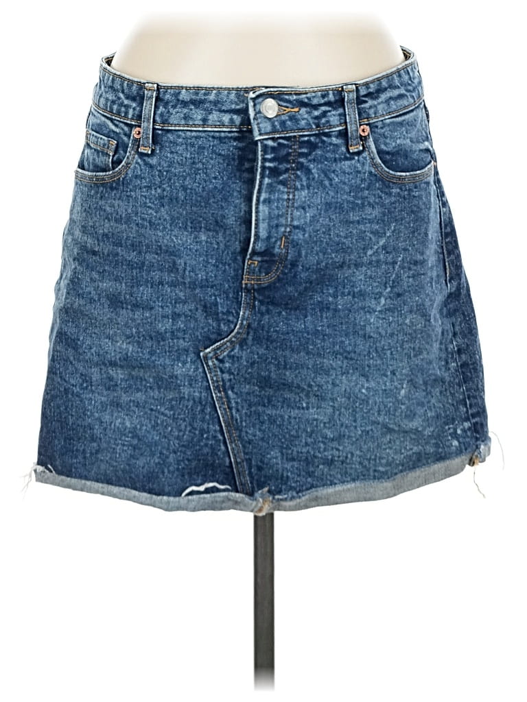 Pre-owned Old Navy Denim Skirt In Blue