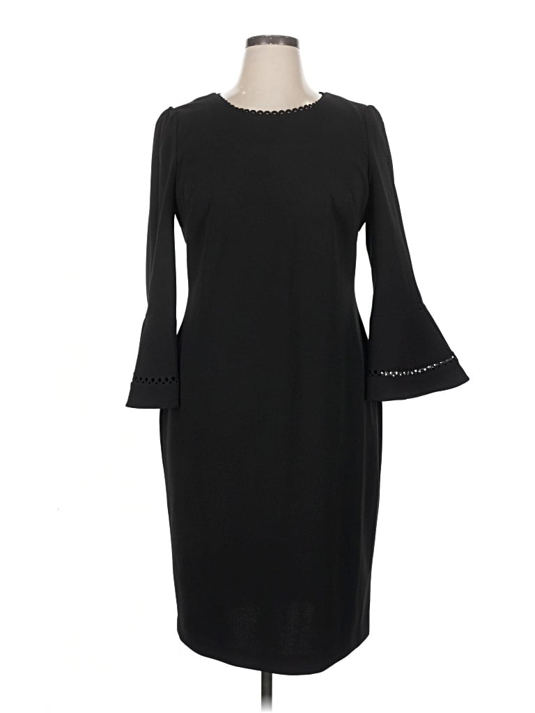 Pre-owned Calvin Klein Cocktail Dress In Black