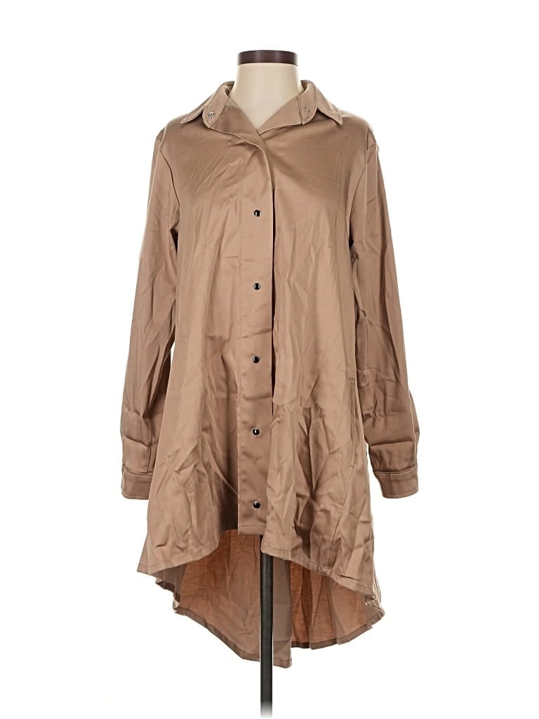 Pre-owned Assorted Brands Trenchcoat In Brown