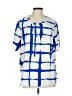 Adam Lippes for Target Blue Short Sleeve Blouse Size L - photo 1