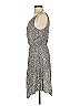 Splendid 100% Rayon Print Gray Casual Dress Size XS - photo 5