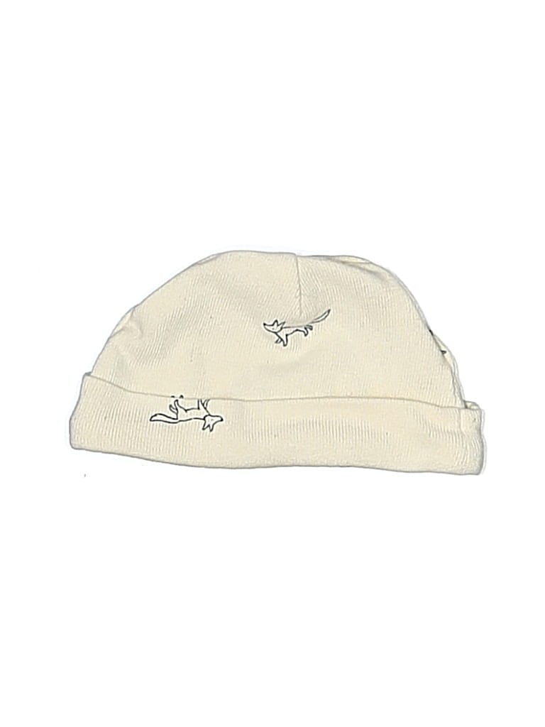 Pre-owned Carter's Babies' Beanie Hat In White