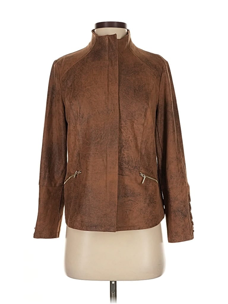 Pre-owned Chico's Jacket In Brown
