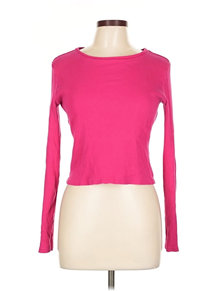 Pre-owned Universal Thread Long Sleeve T-shirt In Pink
