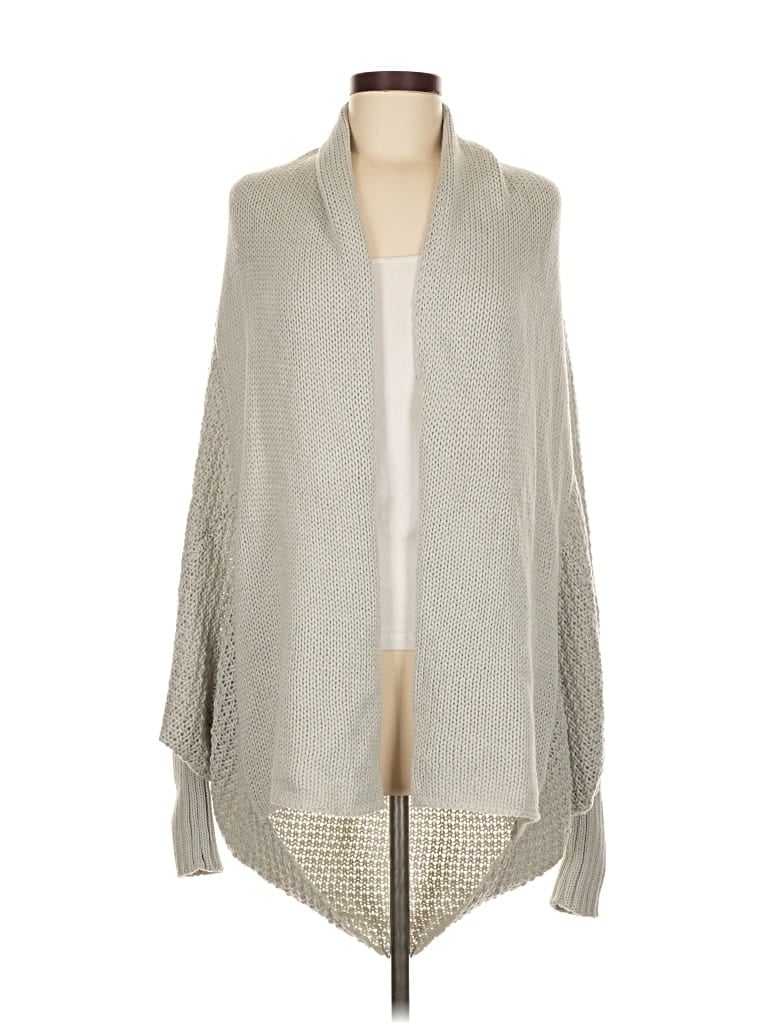 Pre-owned Unbranded Cardigan Sweater In Silver