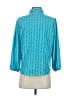 Adrienne Vittadini Print Teal 3/4 Sleeve Blouse Size S - photo 2