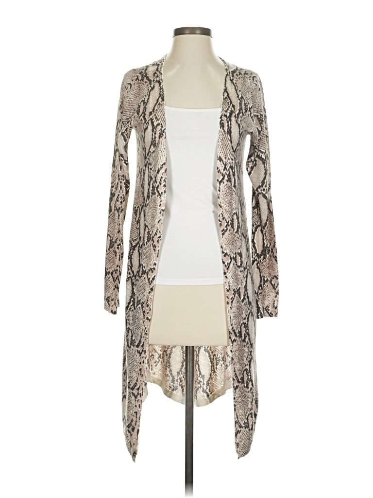 Pre-owned Vici Cardigan Sweater In White