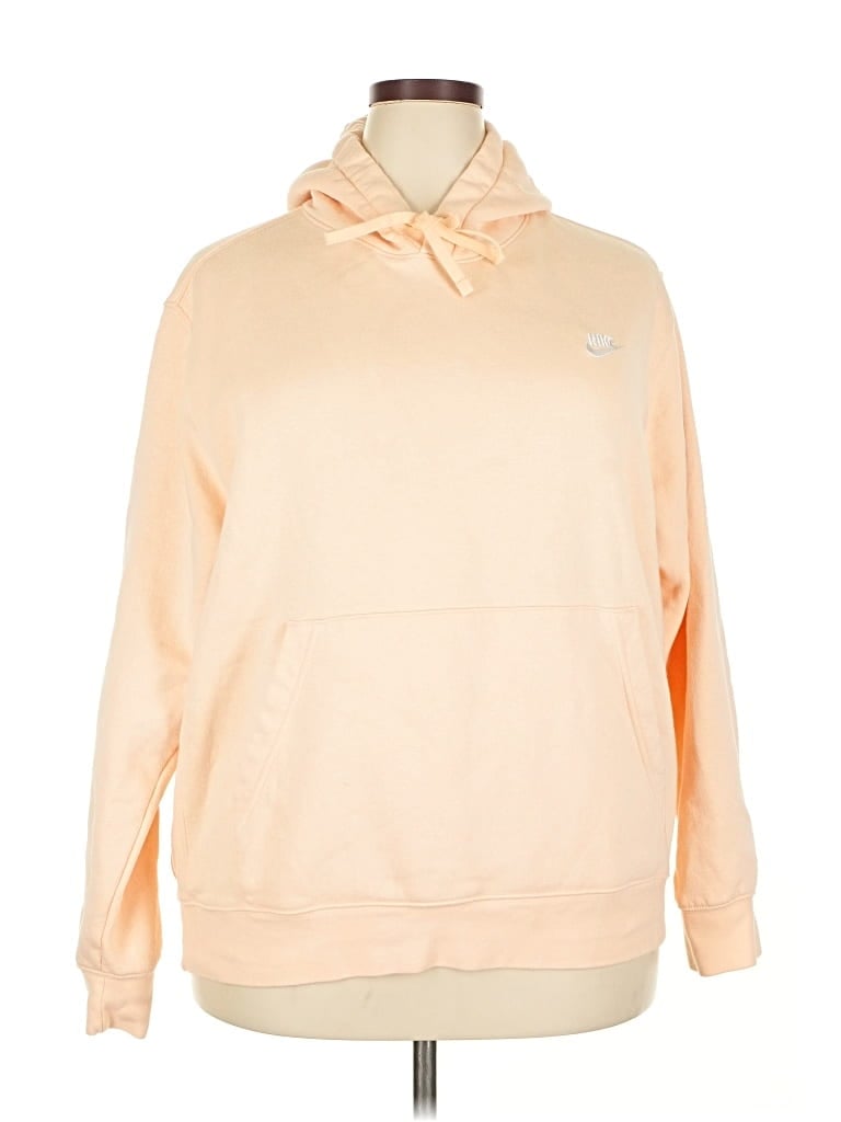 Pre-owned Nike Pullover Hoodie In Brown