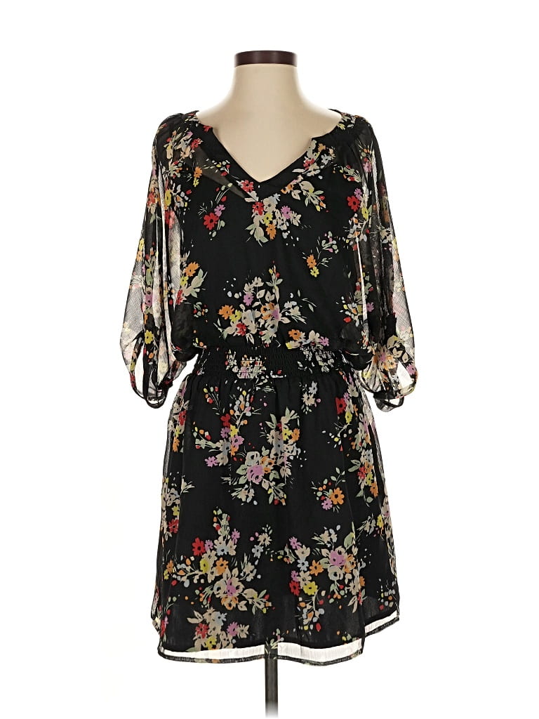 Pre-owned Express Casual Dress In Black