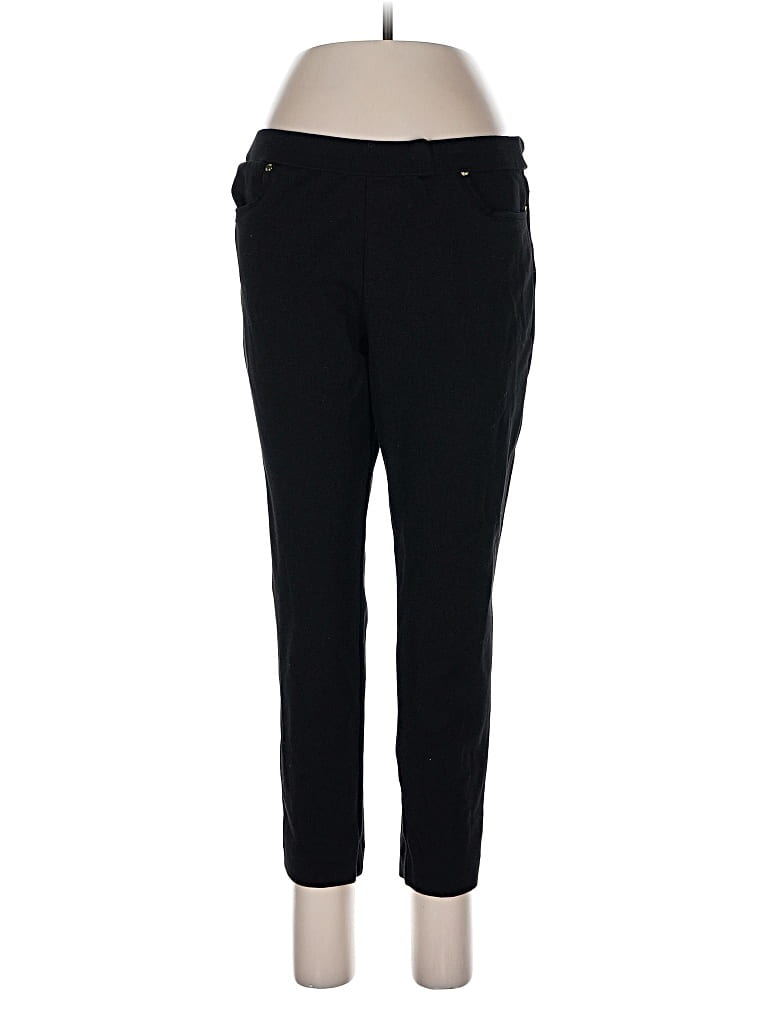 Pre-owned Anne Klein Casual Pants In Black