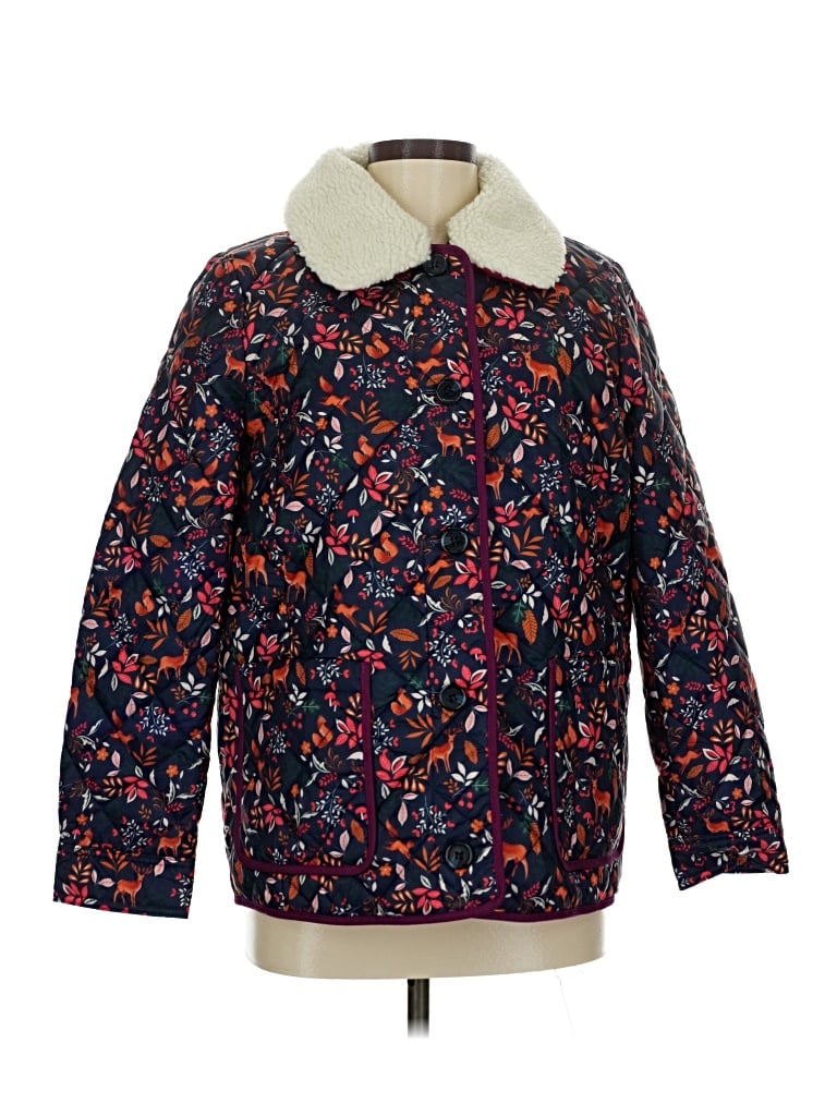 Pre-owned Talbots Coat In Blue