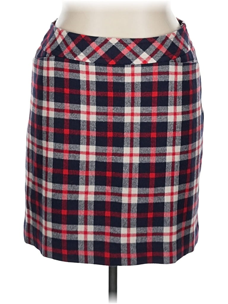 Pre-owned Talbots Wool Skirt In Red