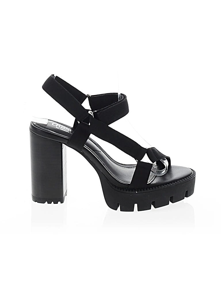 Pre-owned Charles By Charles David Sandals In Black