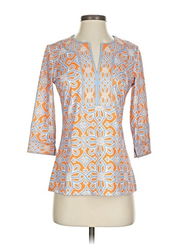 Gretchen Scott Designs 3/4 Sleeve Blouse (view 1)