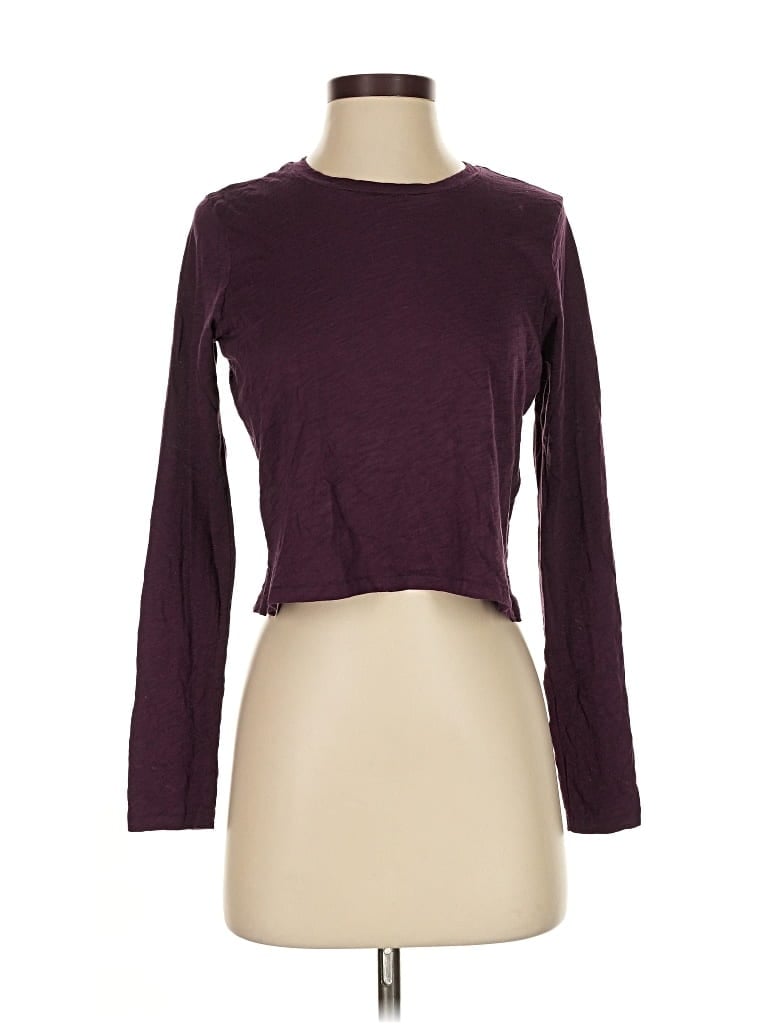 Pre-owned Goldie 3/4 Sleeve T-shirt In Burgundy