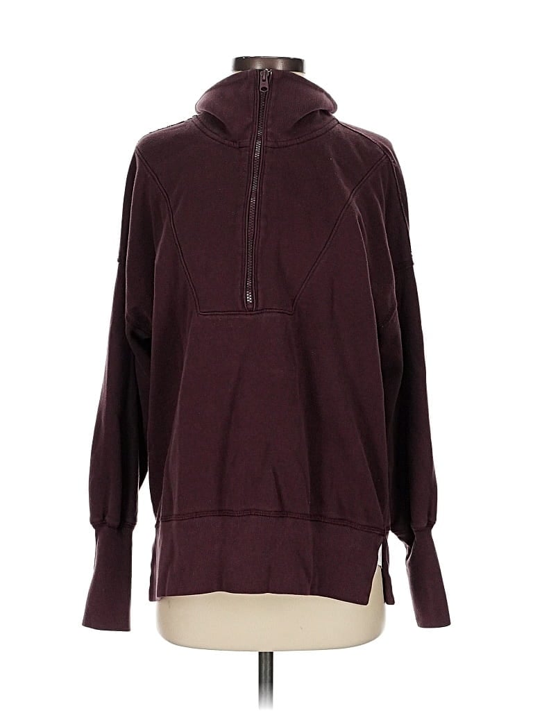 Pre-owned Abercrombie & Fitch Pullover Sweater In Purple