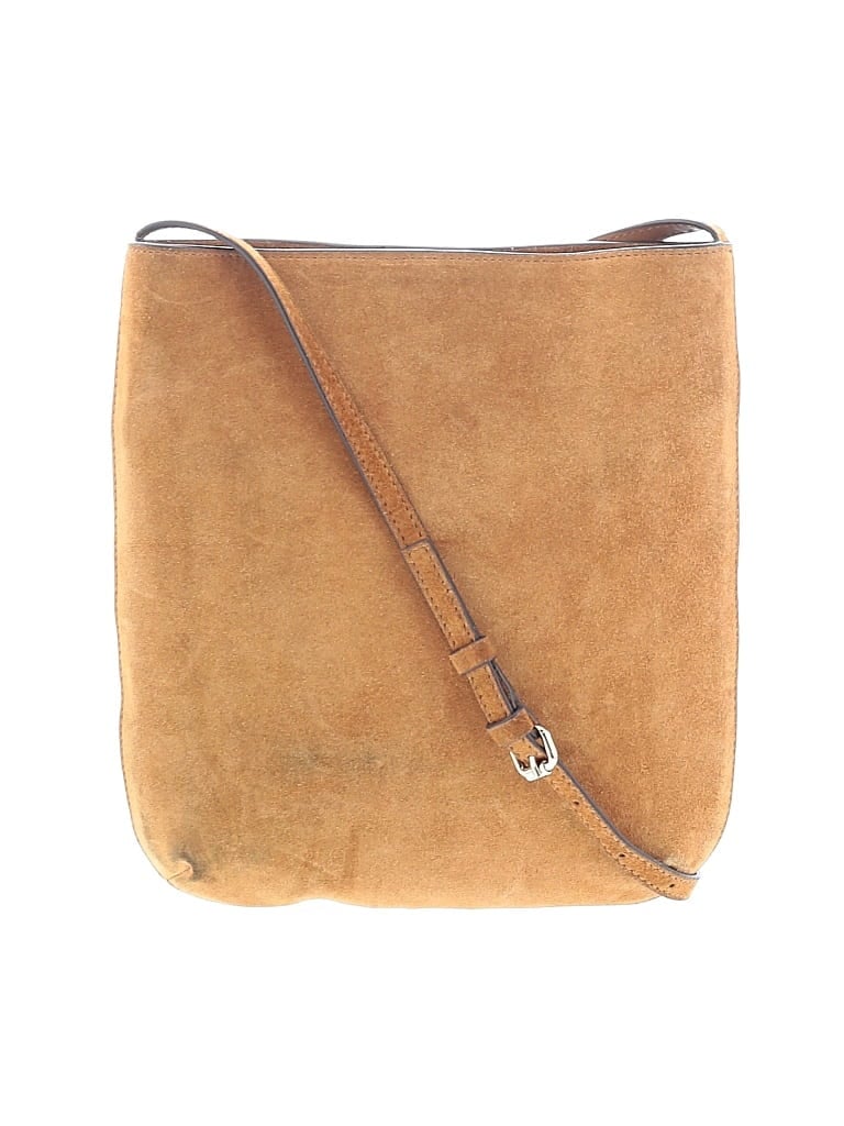 Pre-owned Banana Republic Leather Crossbody Bag In Brown