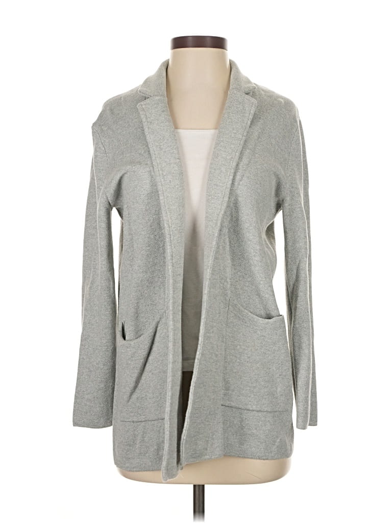 Pre-owned J.crew Factory Store Cardigan Sweater In Gray