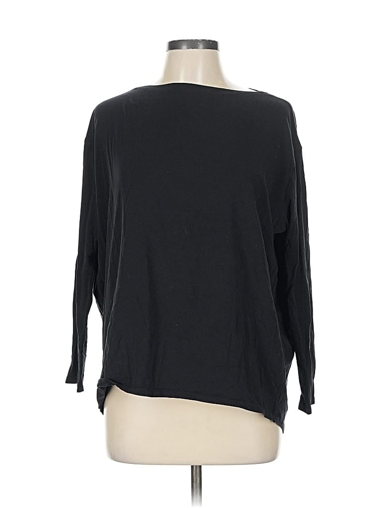 LULULEMON ATHLETICA Pre-owned 3/4 Sleeve T-shirt In Black