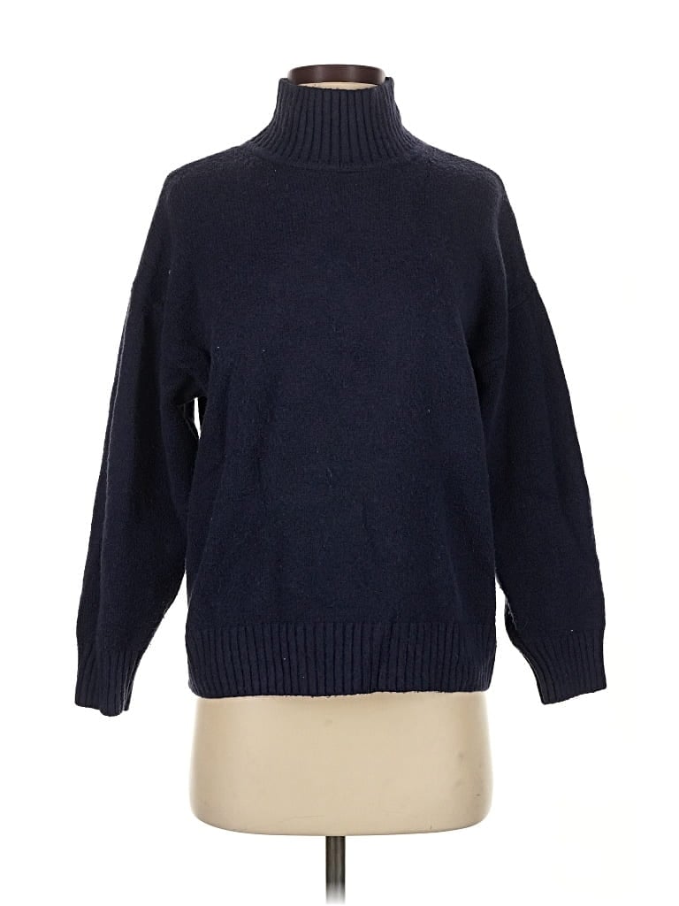 Pre-owned Gap Turtleneck Sweater In Blue