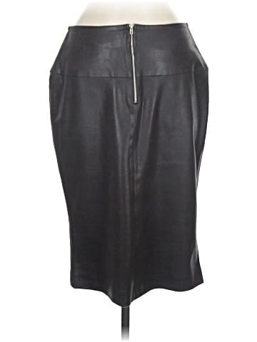 Aysha Faux Leather Skirt (view 2)