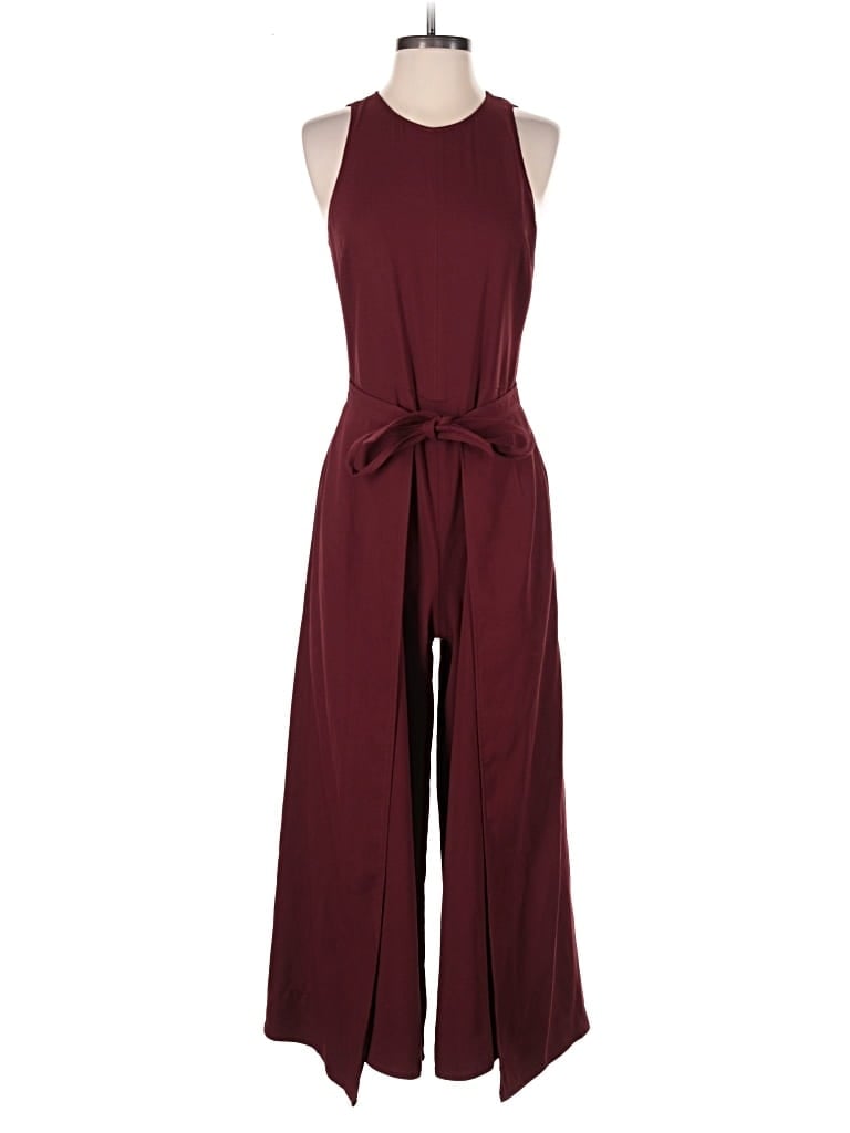Pre-owned Joie Jumpsuit In Burgundy