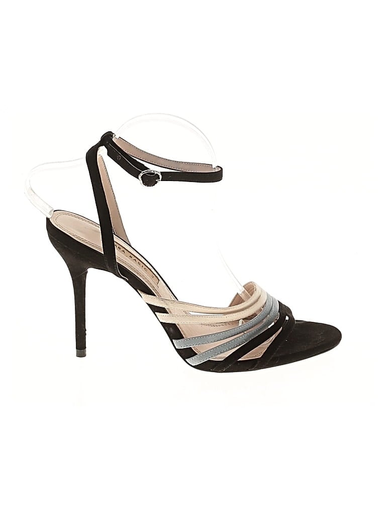 Pre-owned Zara Basic Heels In Black