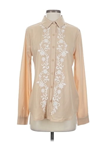 Romeo & Juliet Couture Long Sleeve Blouse (view 1)