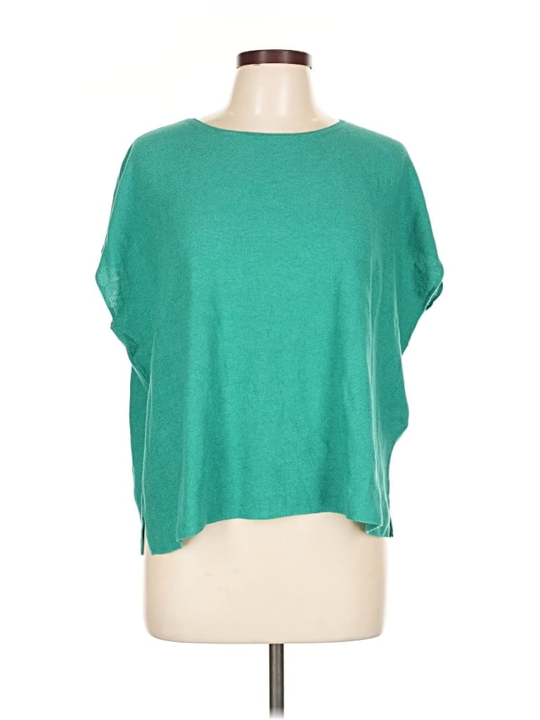 Eileen Fisher Pullover Sweater In Green