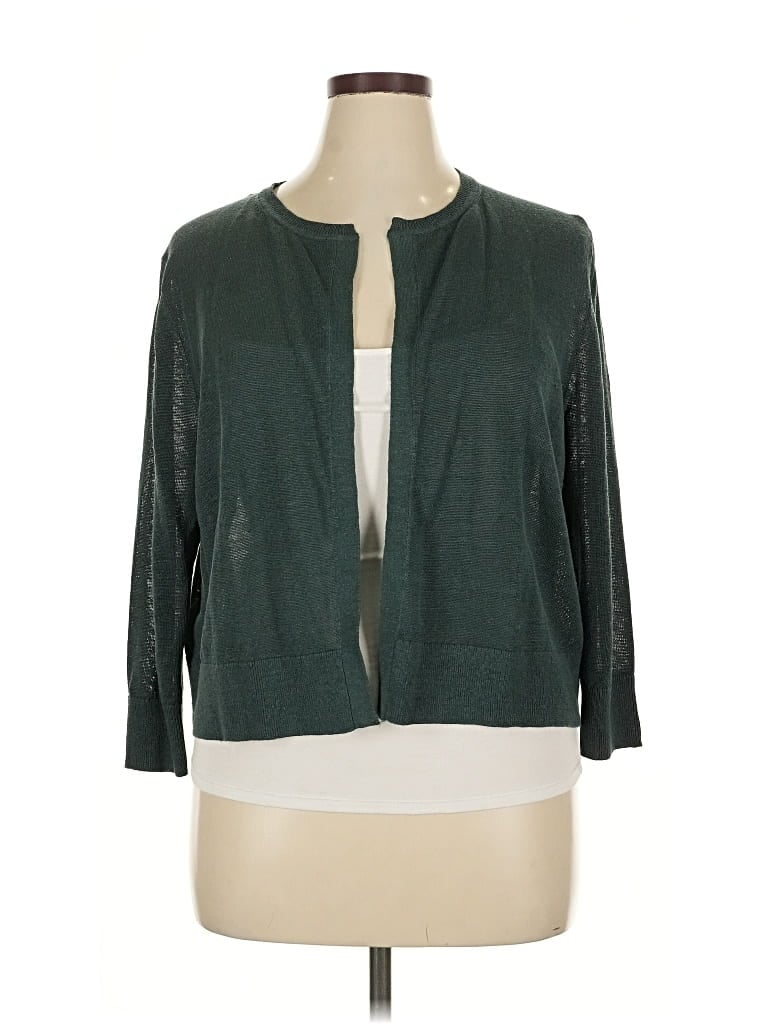 Ann Taylor Cardigan Sweater In Green