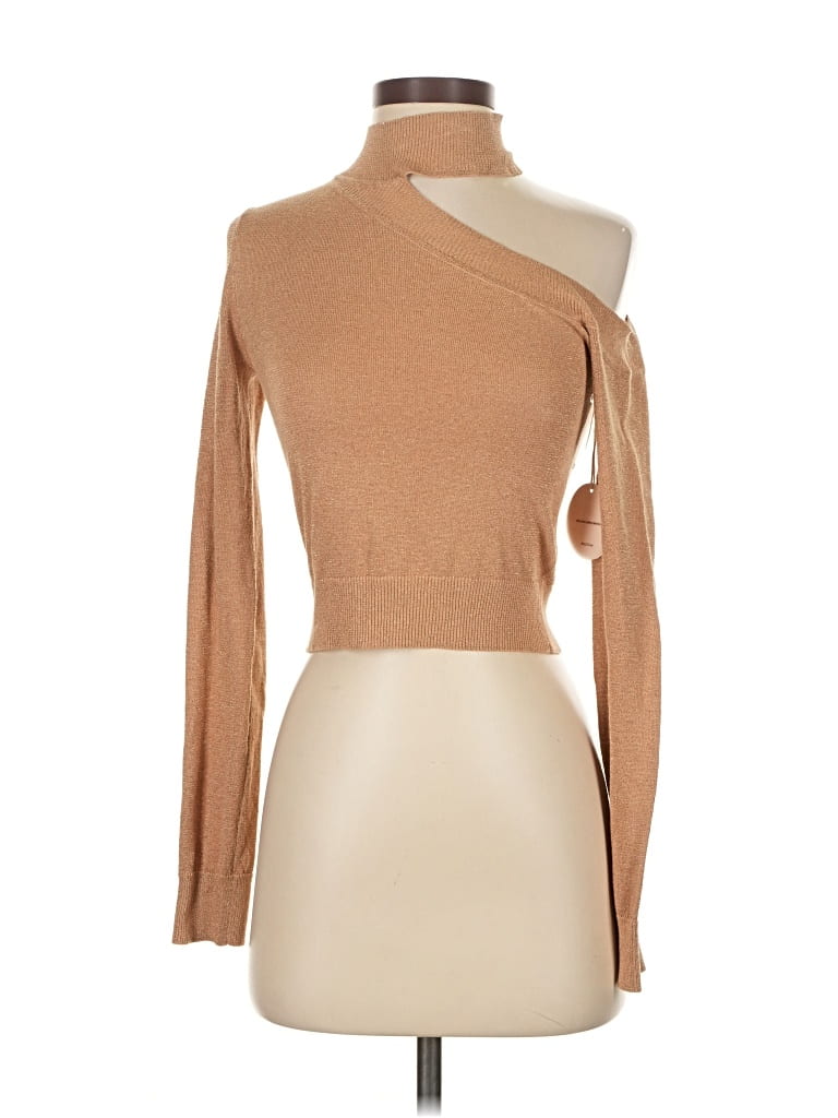 Pre-owned Camila Coelho Turtleneck Sweater In Brown