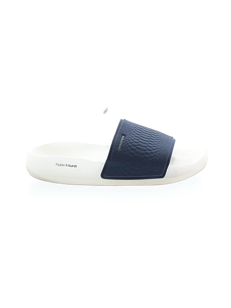 Pre-owned Skechers Sandals In Blue