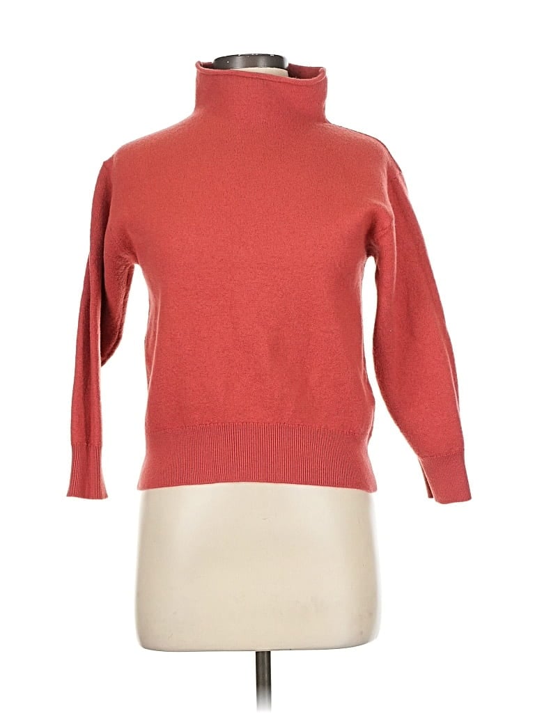 Pre-owned Wilfred Turtleneck Sweater In Red