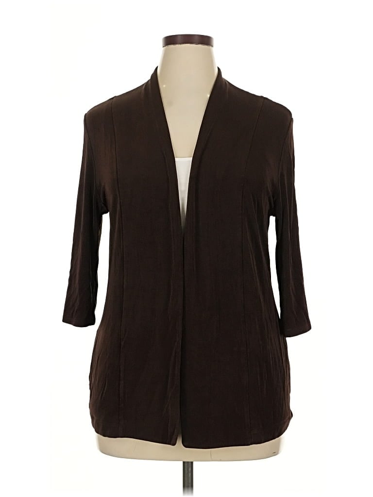 TRAVELERS BY CHICO'S Pre-owned Kimono In Brown