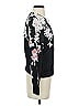 Kobi Halperin 100% Viscose Floral Black Jacket Size XS - photo 4