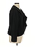 NIPON BOUTIQUE 100% Polyester Black Blazer Size 16 - photo 4