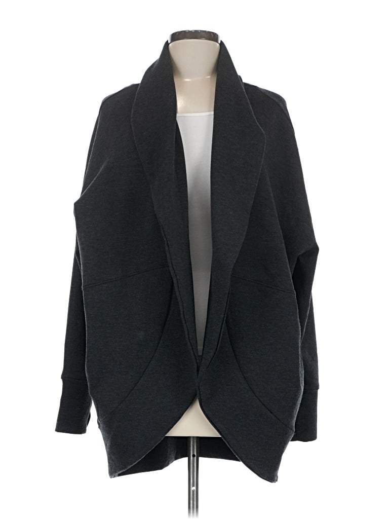 Pre-owned Yogalicious Cardigan Sweater In Black