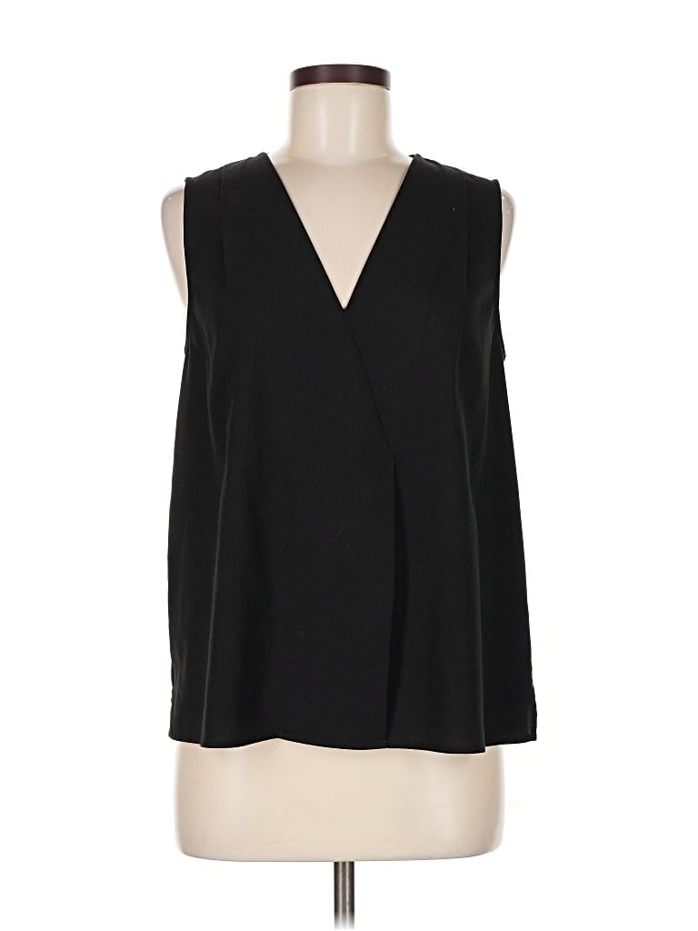 Pre-owned French Connection Sleeveless Blouse In Black
