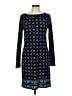 MICHAEL Michael Kors Print Blue Casual Dress Size M - photo 1