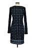 MICHAEL Michael Kors Print Blue Casual Dress Size M - photo 2
