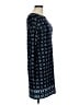 MICHAEL Michael Kors Print Blue Casual Dress Size M - photo 4