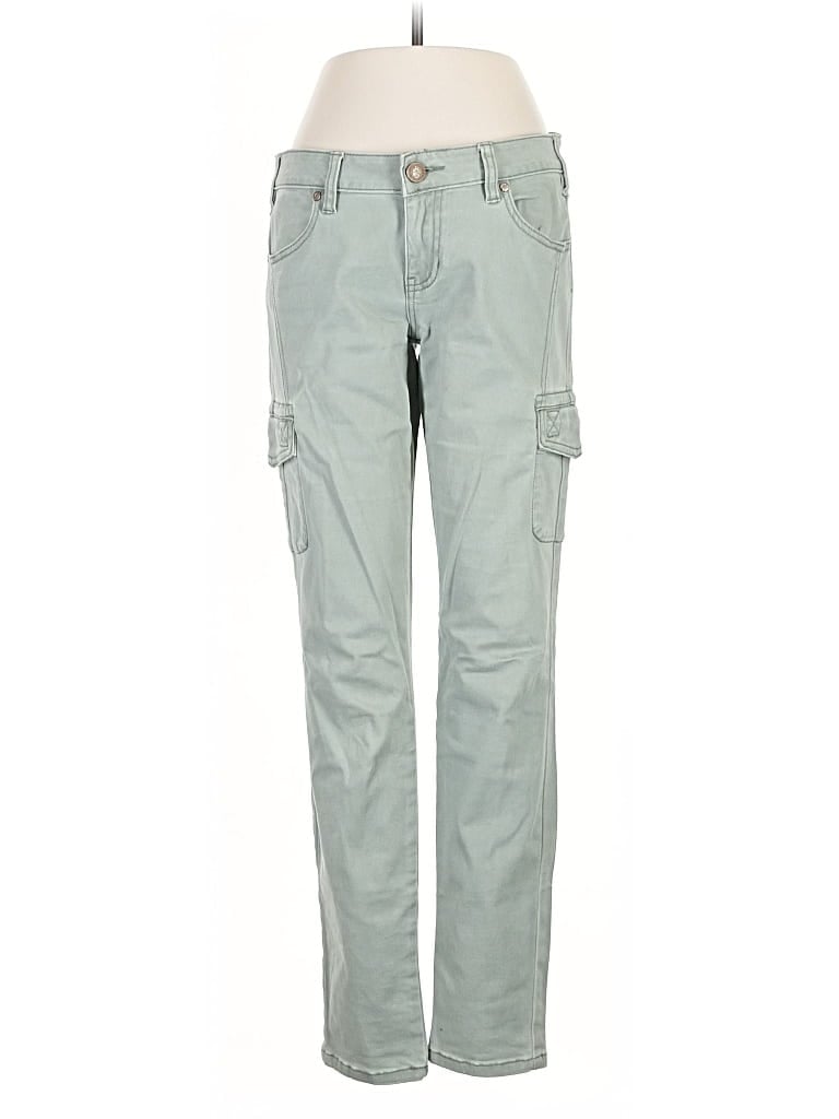 Pre-owned Cabi Cargo Pants In Green