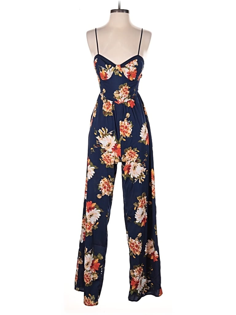 Pre-owned Band Of Gypsies Jumpsuit In Blue