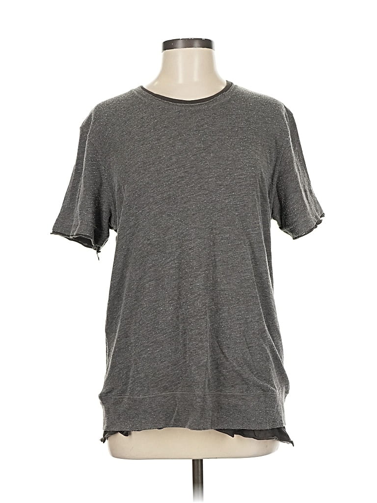 Pre-owned Joe's Jeans Short Sleeve T-shirt In Gray