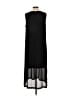 Soft Surroundings 100% Polyester Black Casual Dress Size L (petite) - photo 2
