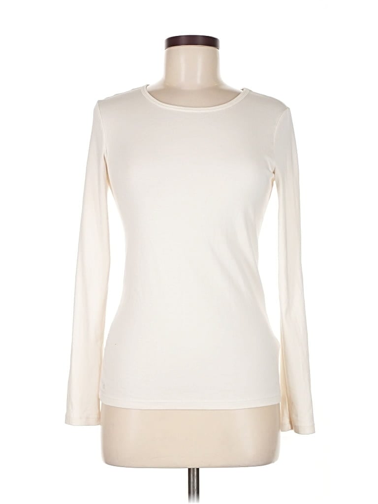 Pre-owned Polo Ralph Lauren Long Sleeve T-shirt In White