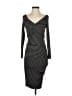 Bailey 44 Stripes Black Cocktail Dress Size S - photo 1