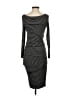 Bailey 44 Stripes Black Cocktail Dress Size S - photo 2