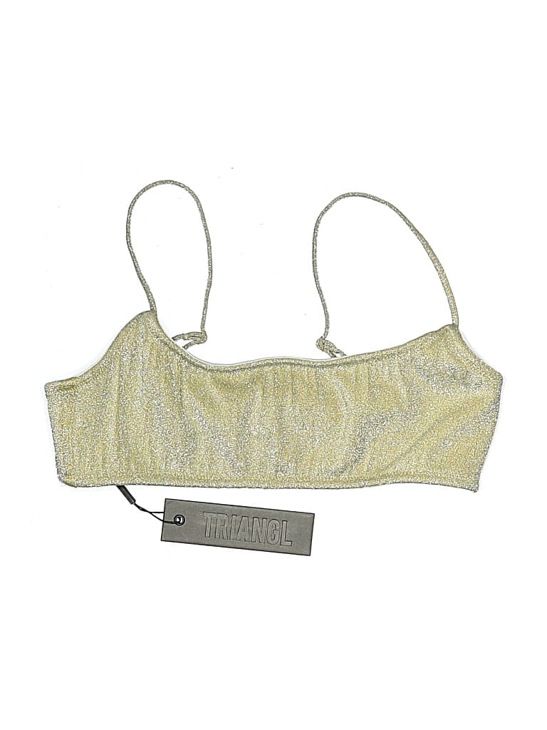 Triangl Swimsuit Top Gold Swimwear